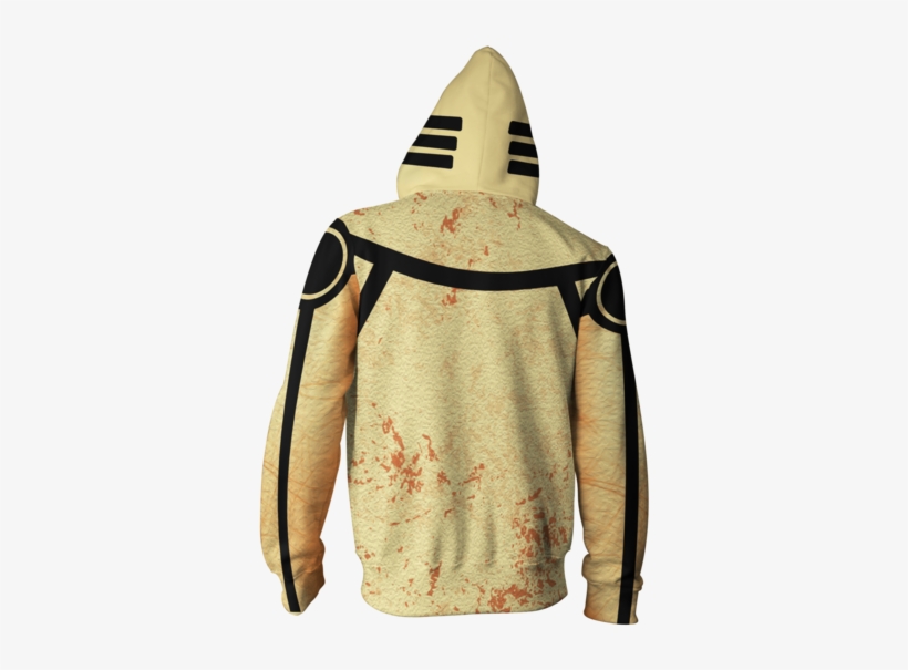 Naruto Nine Tails Chakra Zip Up Hoodie - Kurama, transparent png #3475176