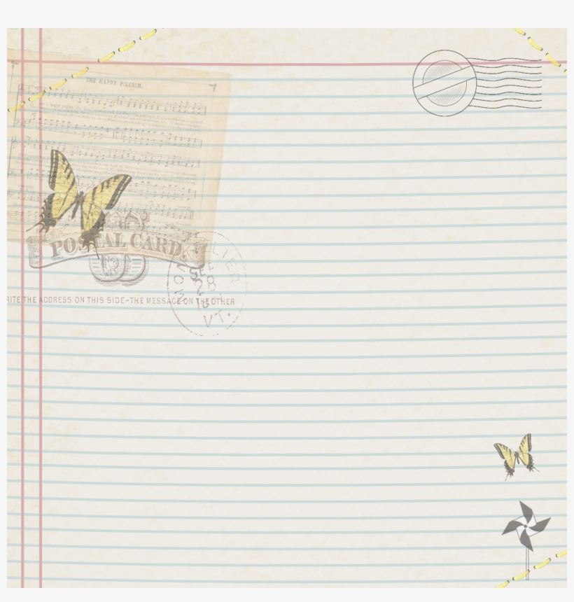 "postal Card" Free Transparency Overlay - Document, transparent png #3475282