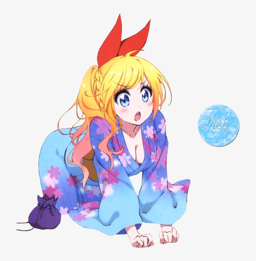 Nisekoi Marika, Chitoge And Onodera Render By Meilichan15 - Kosaki And Chitoge Render, transparent png #3475425