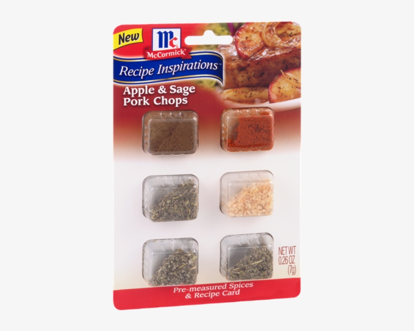 Recipe Inspirations Applesage Pork Chops, 7.37 Grams, transparent png #3475579