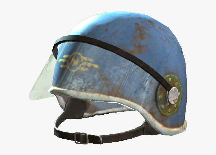 Fo4 Vault-tec Security Helmet - Vault Tec Security Armor, transparent png #3476135