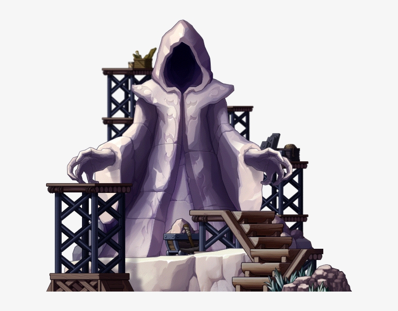 Statue Of The Black Mage - Maplestory Black Mage Png, transparent png #3476177