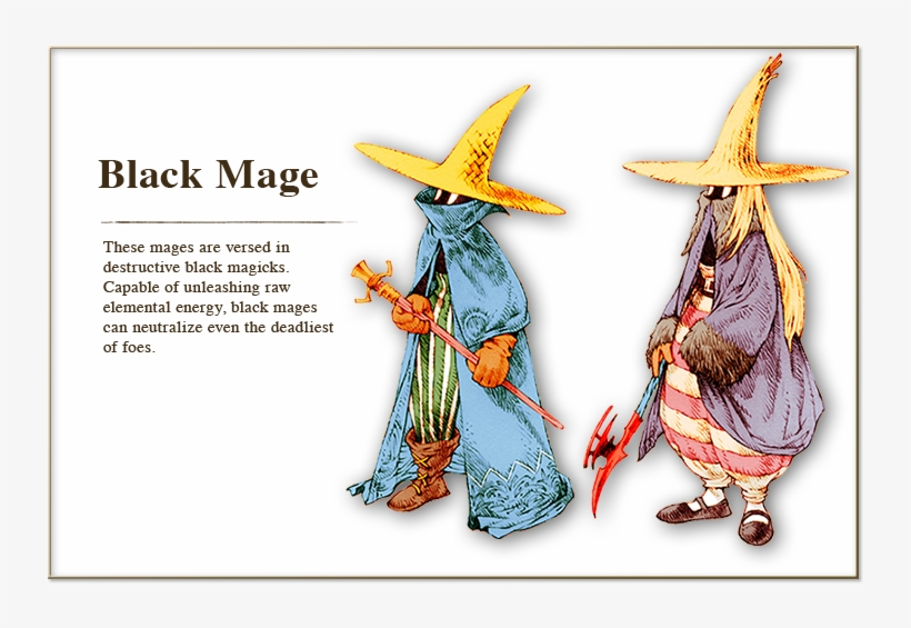 Black Mage Final Fantasy, transparent png #3476196