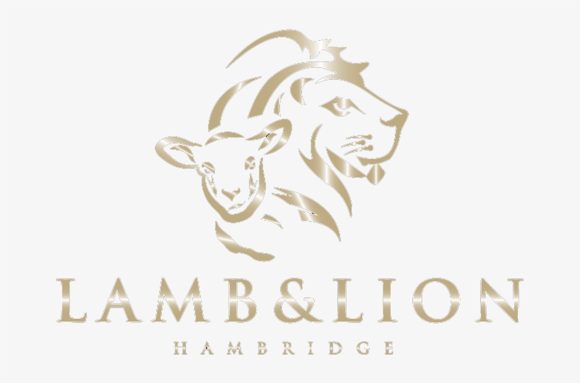 Lamb And Lion Hambridge - Lion And The Lamb Logo, transparent png #3476214