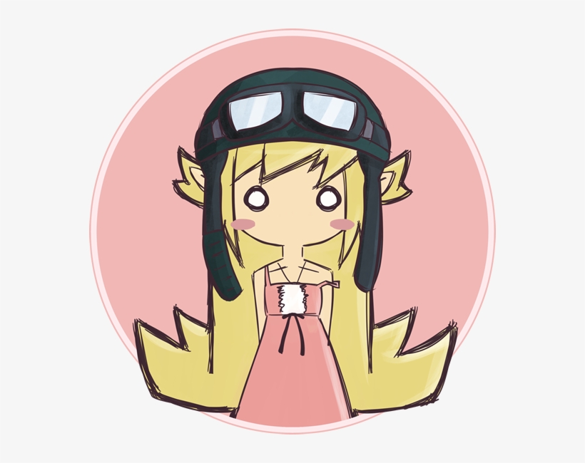 Fanarti - Oshino Shinobu Hat, transparent png #3476522