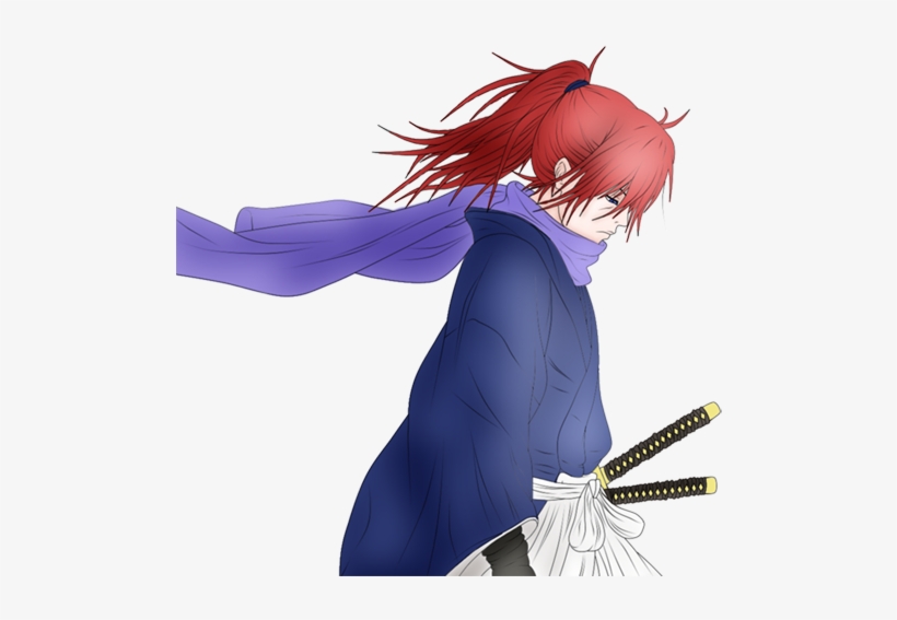 Involving Feigned Clumsiness And His Trademark Interjection - Kenshin Himura, transparent png #3476716