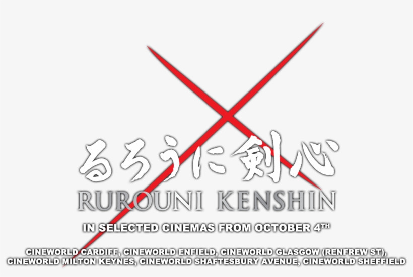 Rurouni Kenshin Movie Logo, transparent png #3476749