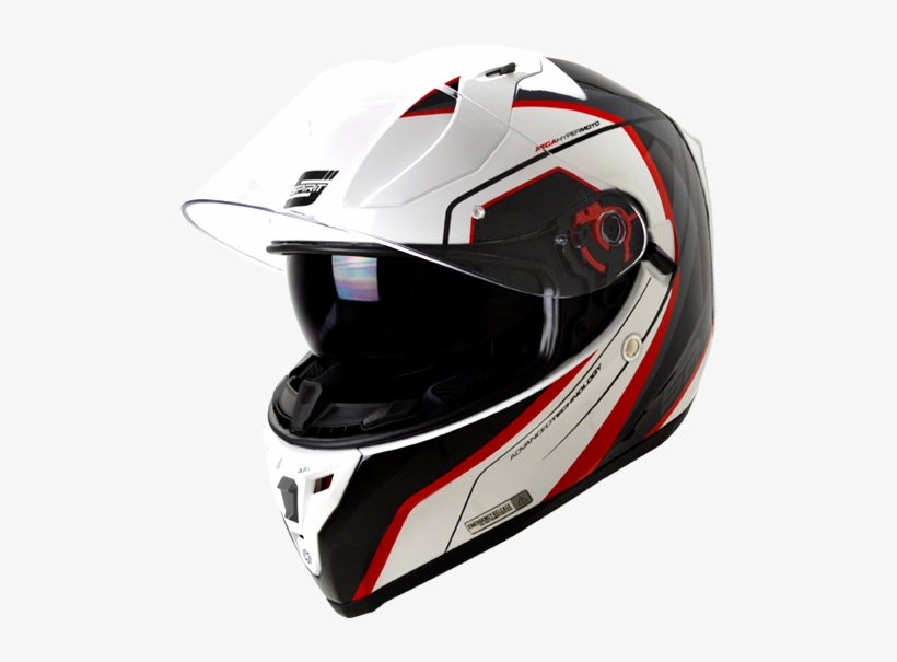 Motorcycle Helmet - Spirit Seca Red, transparent png #3476833