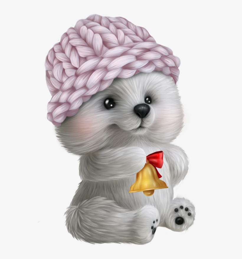 White Bear Cub By Veleri - Painting, transparent png #3476940