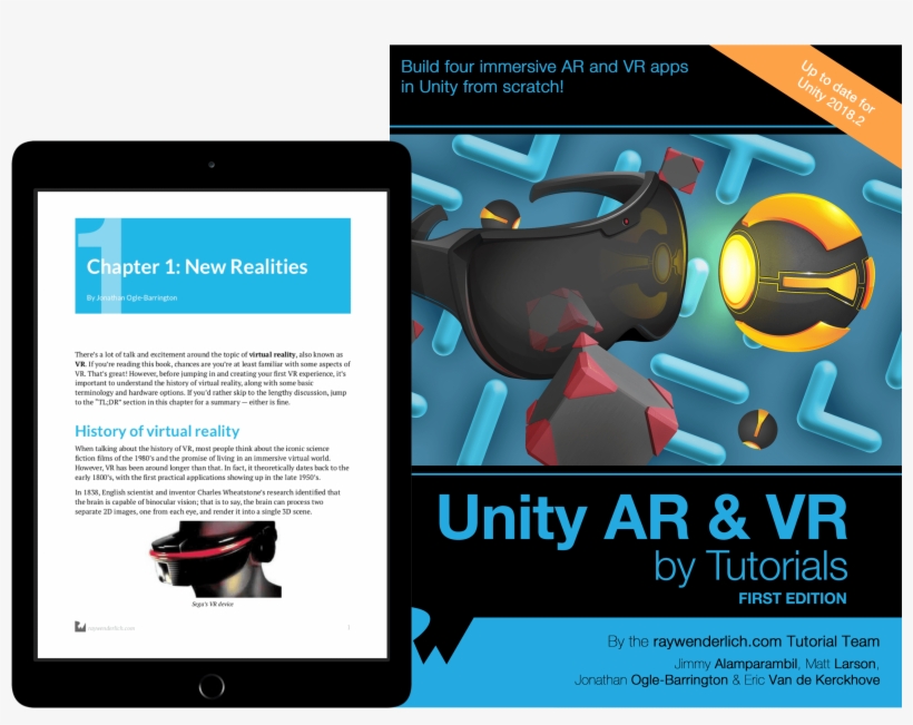 Unity Ar & Vr By Tutorials - Video Game, transparent png #3477402