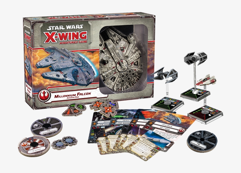 Swx01 Plasticlayout - Star Wars - X-wing Miniatures Game - Millennium Falcon, transparent png #3477924