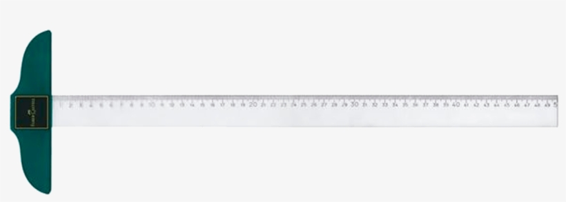 Regla T Escolar 50cm Faber Castell - Marking Tools, transparent png #3478110