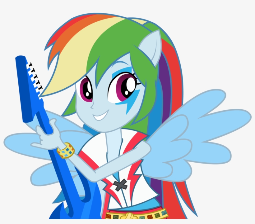 Rainbow Dash Equestria Girl 2 Rainbow Rocks By Negasun-d76b6wj - Rainbow Dash Equestria Girl Rainbow Rocks, transparent png #3478407