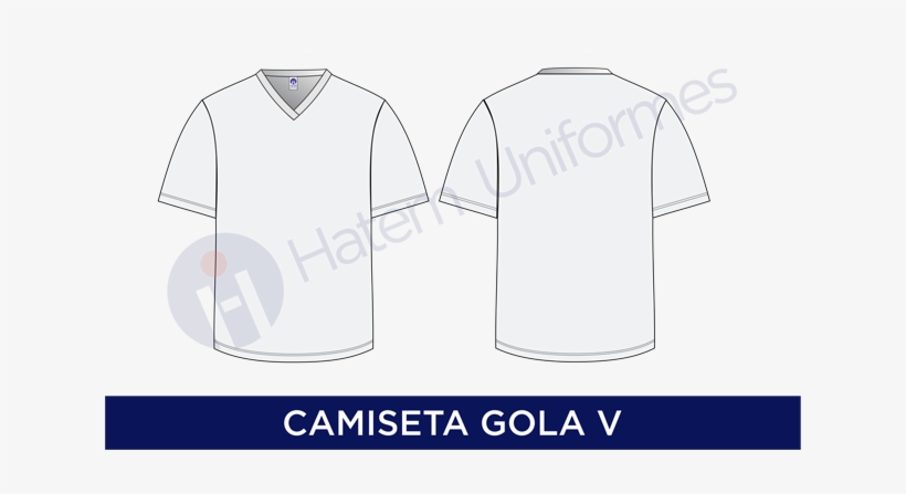 Camiseta Gola V - T-shirt, transparent png #3478494