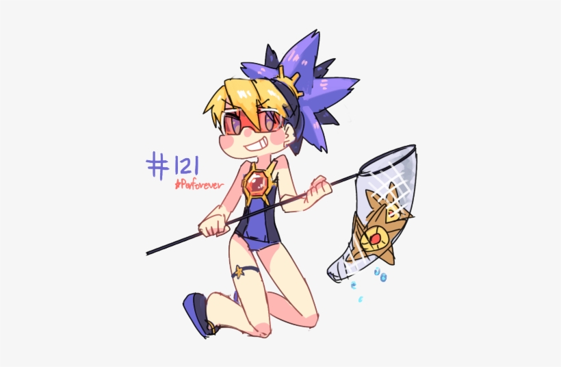 Staryu Gijinka - Starmie Gijinka Girl, transparent png #3478531