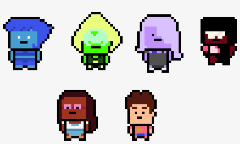 Steven Universe Chibis - Pixel Art, transparent png #3478879
