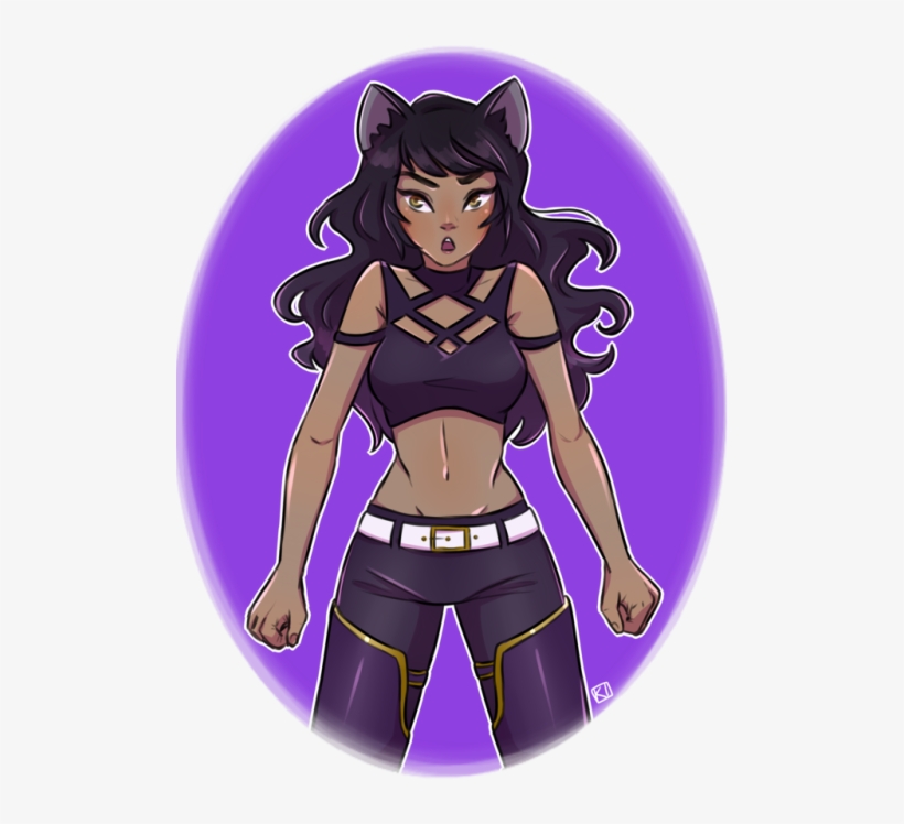 Rwby Art Challenge Day - Rwby Oc Faunus Female Cat, transparent png #3479067