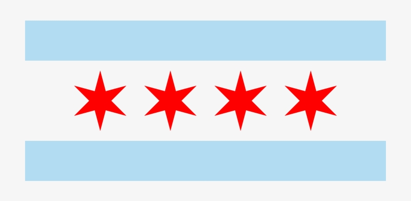 View A Postscript / Python Comparison Of The Code Here - Flag Of Chicago, transparent png #3479539