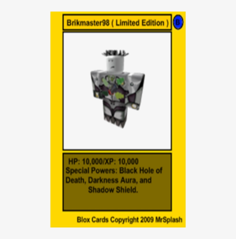 The Original Blox Cards Was Kinda Edgy Although - Cartoon, transparent png #3479956