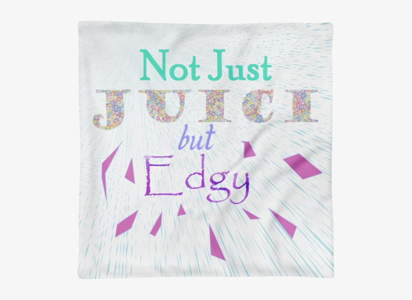 Juici But Edgy Square Pillow Case Only - Jordan The Country, transparent png #3480007