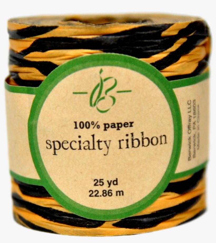 Tiger Stripe Bella Terra Paper Ribbon, transparent png #3480089