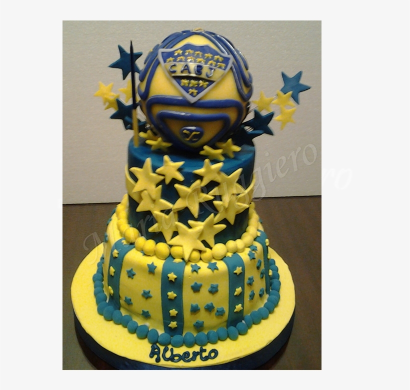 Pelota De Boca - Torta De Futbol De Boca Juniors, transparent png #3480207