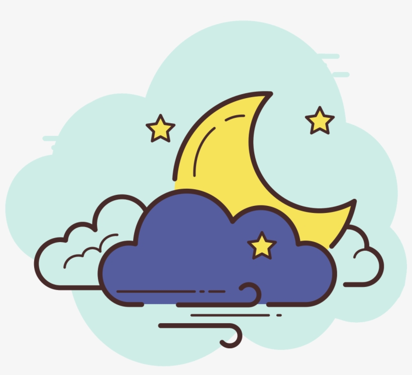 Night Wind Icon - Icon, transparent png #3480535