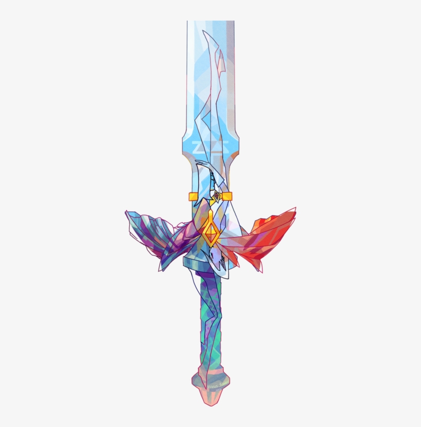 The Legend Of Zelda - Legend Of Zelda Fi Master Sword, transparent png #3480575