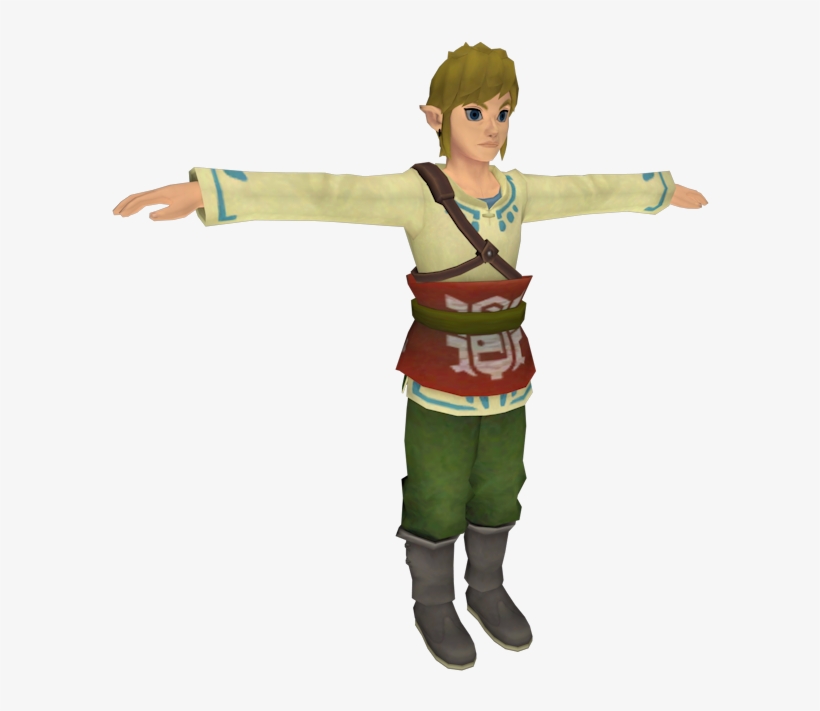 Download Zip Archive - Skyward Sword Link Skyloft, transparent png #3480599