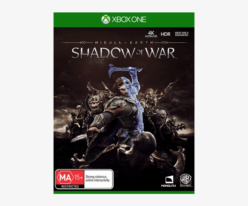 Middle Earth: Shadow Of War (xbox One), transparent png #3481046
