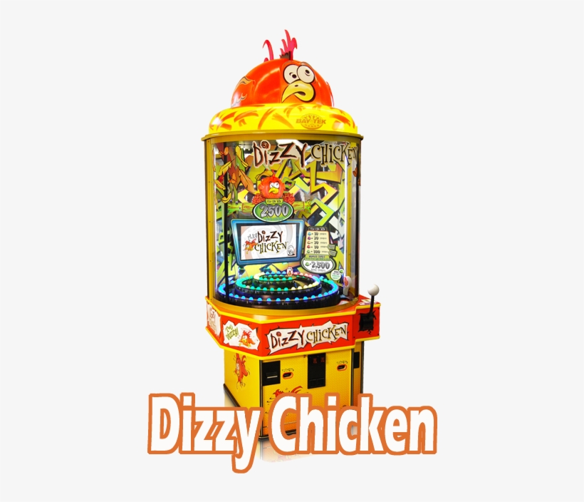 Bay Tek Dizzy Chicken - Dizzy Chicken Game Machine, transparent png #3481310