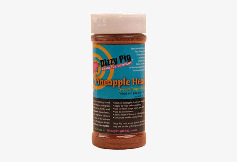Pineapple Head Shaker Dizzy Pig Pineapple Head Rub 8.7 Oz. Free
