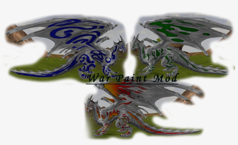 War Paint Mod - Dragon, transparent png #3481613