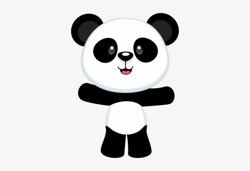 Pandas Animados Png - Panda Bear Cupcake Toppers, Panda Bear Cake ...