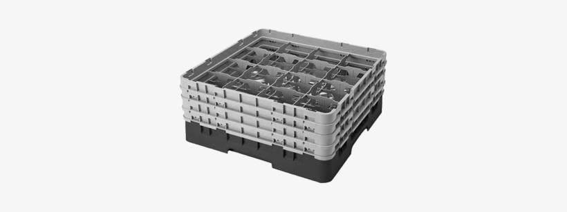 Camrack Glass Rack 16 Compartments 8-1/2" Max. Height, transparent png #3483379