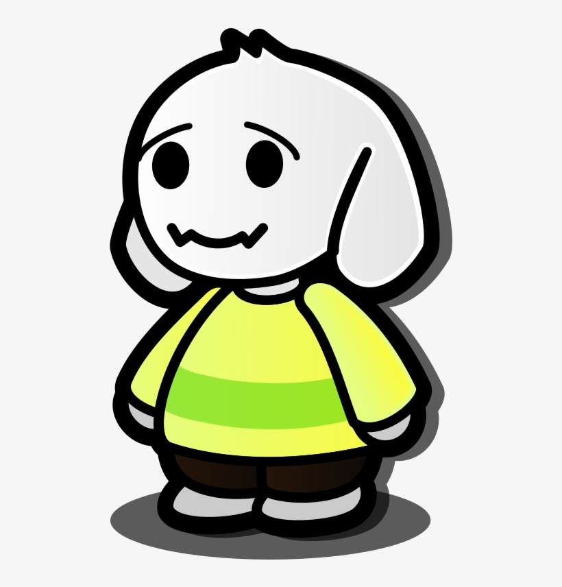 Paper Asriel - Cartoon, transparent png #3483449
