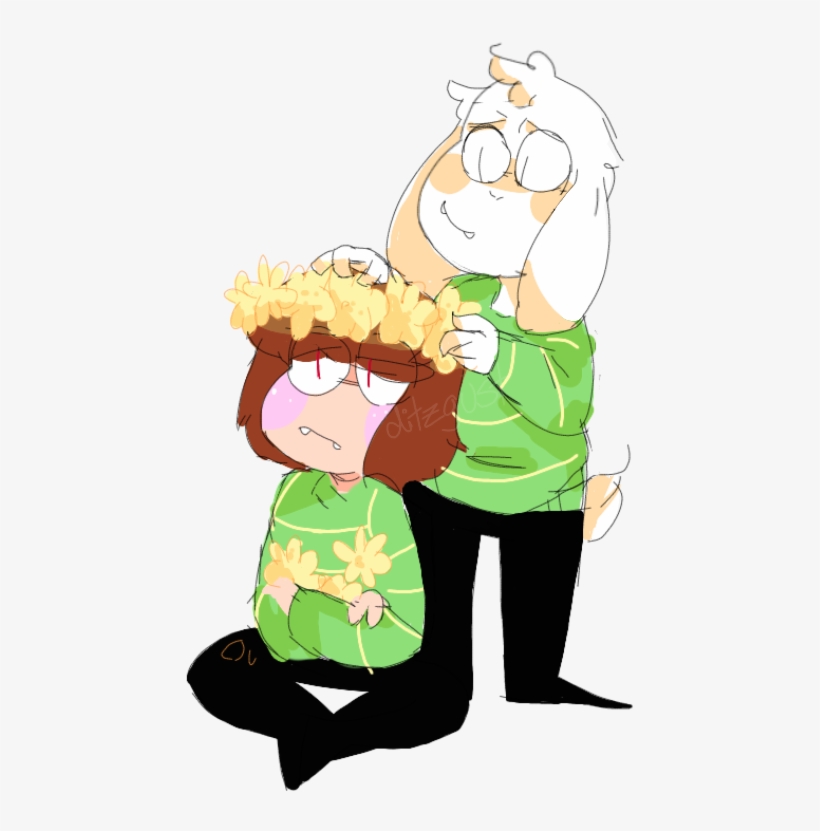 Tumblr Nwl2m40h2a1u6srqeo1 1280 - Asriel And Chara Png, transparent png #3483551
