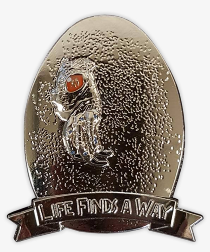"life Finds A Way" Indominus Rex Egg Enamel Pin - Badge, transparent png #3483779