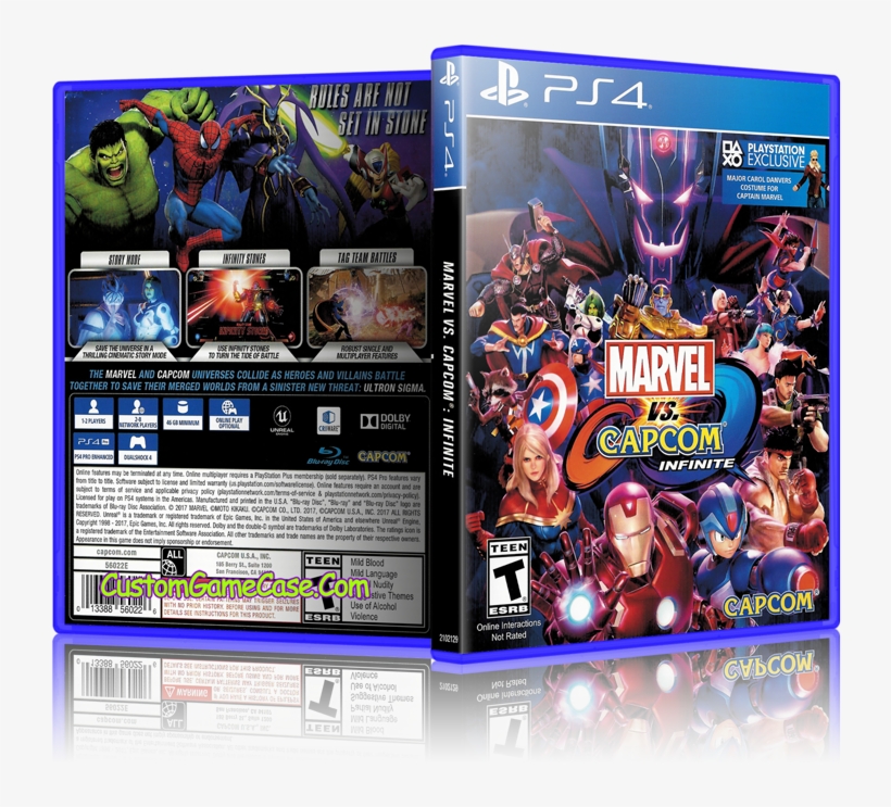 Marvel Vs Capcom Infinite Custom Replacement Case - Marvel Vs. Capcom: Infinite - Xbox One Console Game, transparent png #3483797