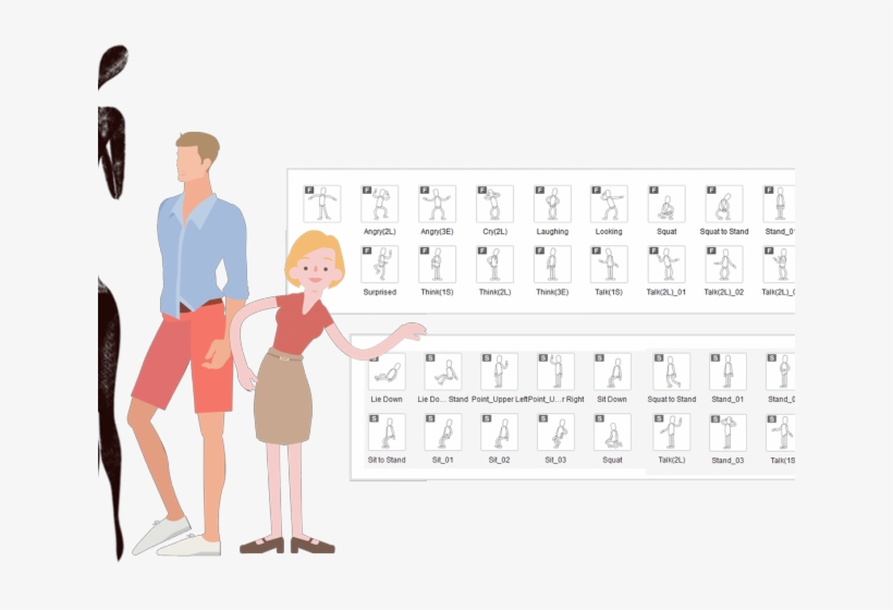 Drawn Templates 2d Character - Number, transparent png #3483868