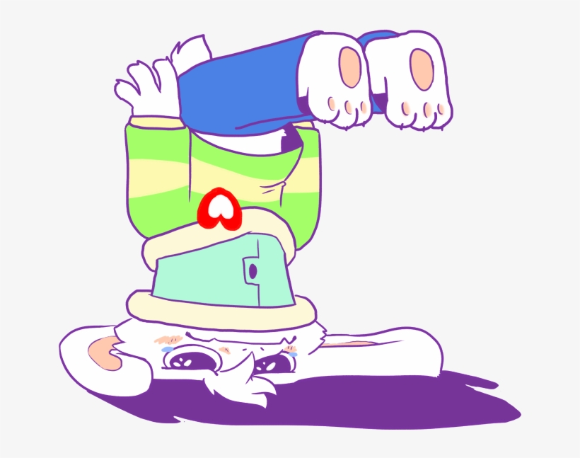 Asriel Tripped, Landing Perfectly On His Squished Head - Comics, transparent png #3483914