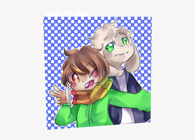 Dreemurr,undertale Au - Storyswap Asriel And Chara, transparent png #3483991