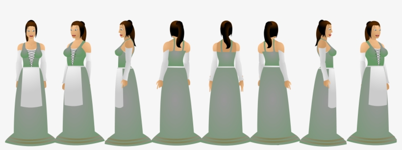 Tavern Girl Is A Character Pack By Flashcartoonlibrary - Character, transparent png #3484025