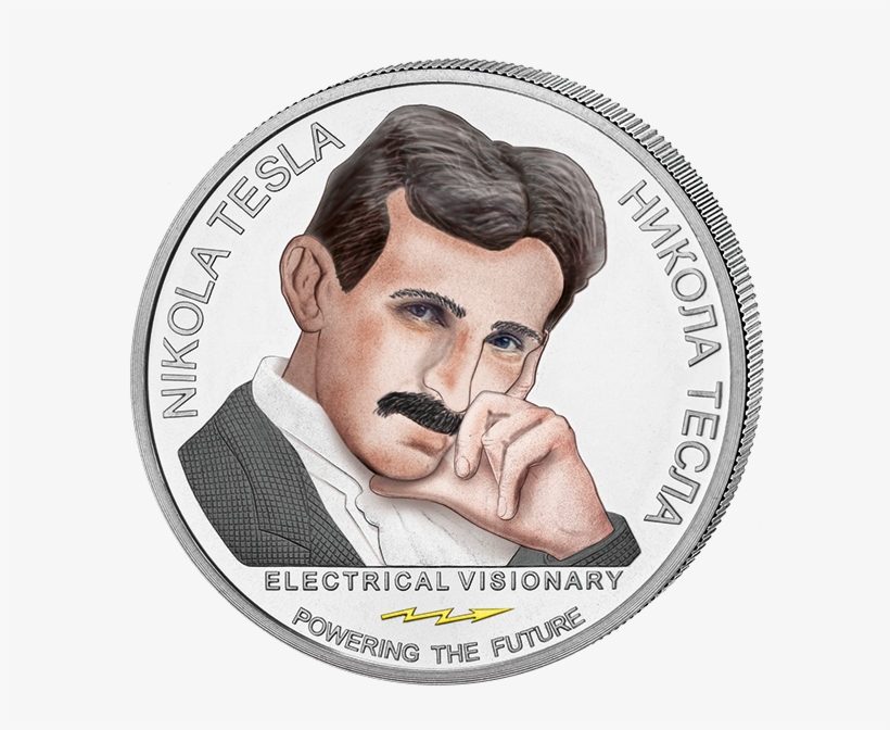 100 Din Nikola Tesla - Coin, transparent png #3484048