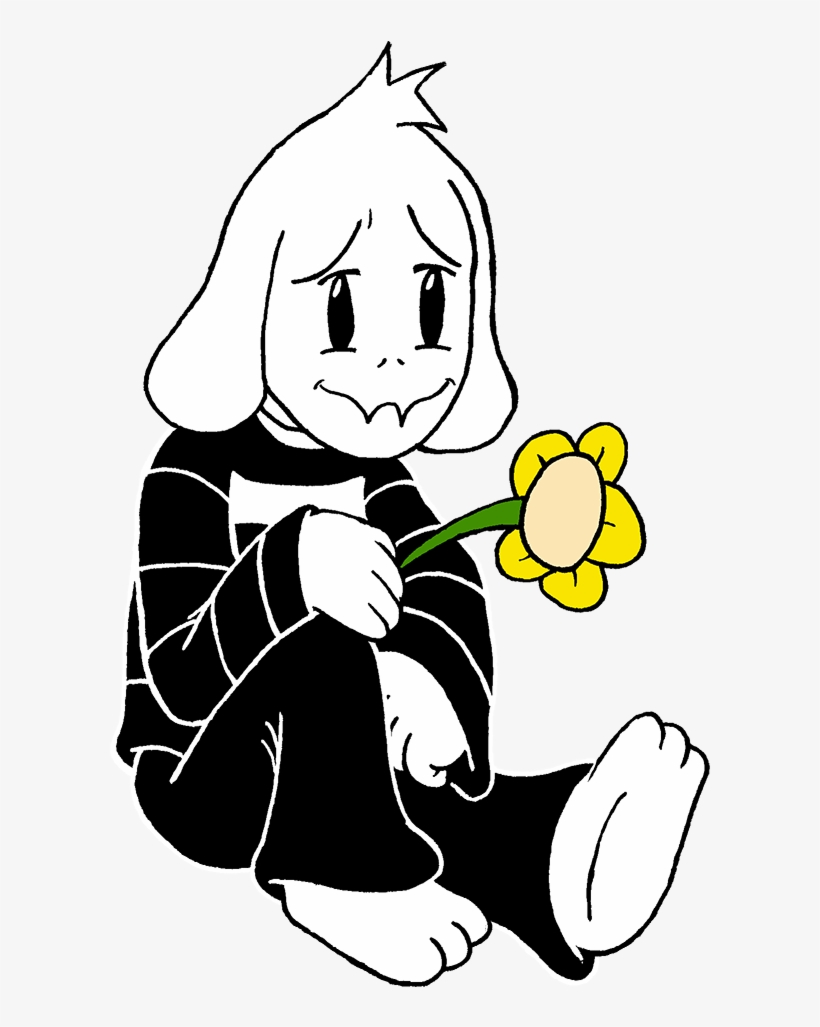 Young Asriel - Cartoon, transparent png #3484084