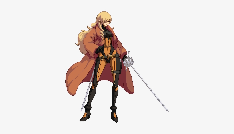 Mitsuru As Leo Whitefang Akihiko As Azrael (blazblue) - Portable Network Graphics, transparent png #3484429