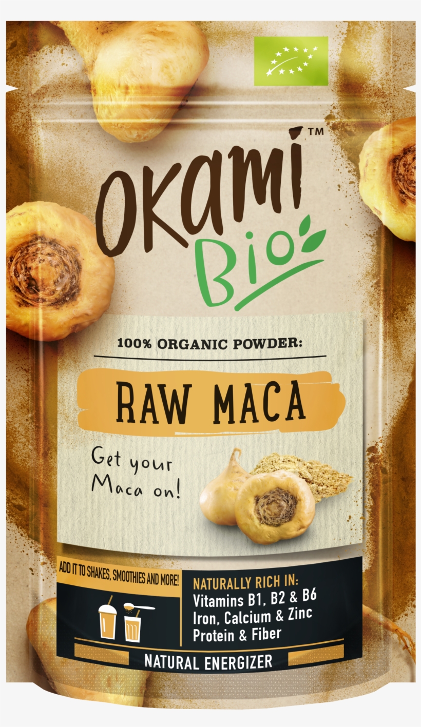 Okami Organic Maca Powder - Pomegranate Juice Powder, transparent png #3484638