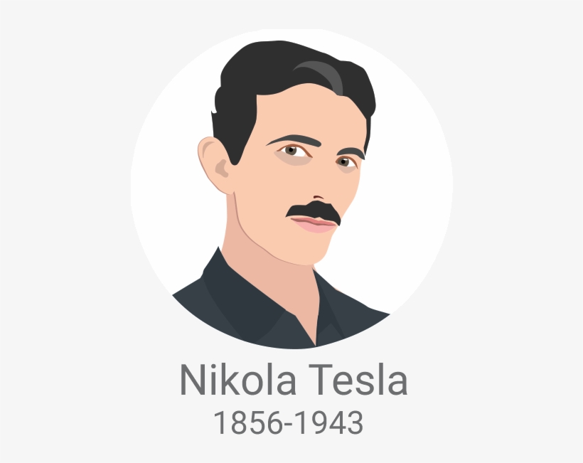 Nikola Tesla / Porabimanj Info / Ilustracija - Poster, transparent png #3484677
