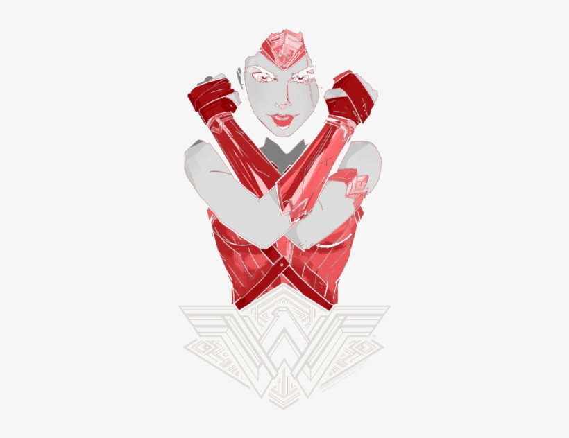 Wonder Woman Amazon Men's Tall Fit T-shirt - Illustration, transparent png #3485042