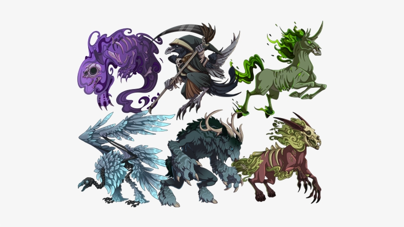 Ghastly New Familiars Flight Rising, Announcement, - Flight Rising Undead Familiars, transparent png #3485175